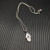 David Yurman White Gold-Tone Minions Blue Diamond Necklace
