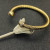 David Yurman 5mm Gold Pav&Atilde;&copy; Diamond Round Cuff Bracelet, Fits Wrist Size 16cm - 20cm