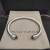 David Yurman 5mm Gemstone Champagne Diamond Station Cuff Bracelet
