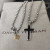 David Yurman Black Cross Necklace