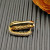 David Yurman Gold 24.3&Atilde;15.9mm Pav&Atilde;&copy; Hoop Earrings