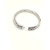 David Yurman 8mm Silver Pav&Atilde;&copy; White Diamond Renaissance Band Bracelet