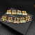 David Yurman Gold Blue Pav&Atilde;&copy; Square Cable Drop Earrings