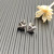 David Yurman Silver X Pav&Atilde;&copy; Diamond Stud Earrings