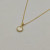 David Yurman 17.8mm Gold Round Mother-of-Pearl Diamond Necklace