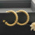 David Yurman Gold Large Twisted Cable Hoop Earrings, 40&Atilde;5.8mm