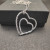 David Yurman 38mm Double Heart Silver Necklace