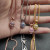 David Yurman Rose Gold Purple Diamond Gumball Necklace, 2mm Chain, 45+5cm Adjustable Length