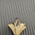 David Yurman Gold and Silver 2.8mm Petite Cable Blue Chalcedony Ring
