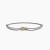 David Yurman Grey Double Ring Nylon Cord Bracelet