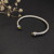David Yurman 5mm Gemstone Yellow Diamond Station Cuff Bracelet