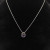 David Yurman 8mm Purple Gemstone Four-Prong Pendant Necklace