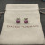 David Yurman 8mm Red Diamond Stud Earrings