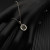 David Yurman Sterling Silver 17.8mm Round Pav&Atilde;&copy; Black Onyx Necklace