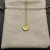 David Yurman Silver Diamond Letter N Round Pendant Necklace, Length 42cm + 3cm + 3cm