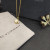 David Yurman Cross Medallion Pendant Necklace Gold