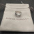 David Yurman Silver Double Twisted Cable Cross Diamond Ring