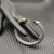 David Yurman 7mm Gold-Tone End Caps Sterling Silver Cable Cuff Bracelet Red Diamonds