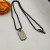 David Yurman Black and Gold Pav&Atilde;&copy; White Diamond Logo Necklace