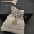 David Yurman 7mm Cable Twist Square Yellow Diamond Pendant Necklace, 1.5mm Chain, Length 45cm + 5cm