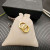 David Yurman Gold White Diamond Renaissance Cable Earrings