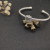 David Yurman 4mm Square Pav&Atilde;&copy; Cable Bracelet with White Diamonds
