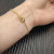 David Yurman 8mm Gold Double Ring Cable Bracelet