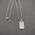 David Yurman Silver Square Wave Pendant Necklace, 3mm Chain, Length 50cm + 5cm