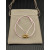 David Yurman Pink Double Ring Gold Nylon Cord Bracelet