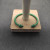 David Yurman 5mm Green Colorful Enamel Cuff Bracelet, Fits Wrist Size 16cm - 20cm