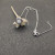 David Yurman 7mm Cable Twist Square White Agate Pendant Necklace, 1.5mm Chain, Length 45cm + 5cm