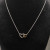 David Yurman Gold and Silver Double Heart Clasp Pendant Necklace, 1.5mm Chain, Length 45cm + 5cm