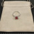 David Yurman 8mm Four-Prong Red Diamond Ring