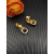David Yurman Gold Black Pav&Atilde;&copy; Square Cable Drop Earrings