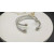 David Yurman 4mm Gold and Silver Cable Cuff Bracelet with Smooth Round End Caps