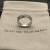 David Yurman Silver and Gold Pav&Atilde;&copy; Twisted Cable Cylinder Ring