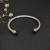 David Yurman 5mm Double-End Cap Cable Cuff Bracelet Red Diamonds