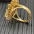 David Yurman Gold 28mm Pav&Atilde;&copy; Starburst Ring
