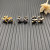 David Yurman Gold X Pav&Atilde;&copy; Diamond Stud Earrings