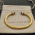 David Yurman Gold 5mm Five-Row Cable Bracelet with Purple Pav&Atilde;&copy;