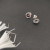 David Yurman 7mm Cable Square Red Diamond Stud Earrings
