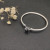 David Yurman 3mm Black Diamond Signature Cuff Bracelet