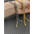 David Yurman Helena Y Necklace with Chain Silver and Gold