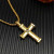 David Yurman Gold Diamond Cable Cross Necklace