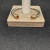 David Yurman 5mm Gold Cable Bracelet with Faceted Edge Design and Champagne Diamonds