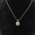 David Yurman 7mm Cushion-Cut Center Stone Necklace Yellow Diamond