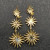 David Yurman Gold Triple Sunflower Earrings, 51mm Length