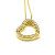David Yurman Gold-Tone Heart Pendant Necklace