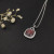 David Yurman 14mm Cushion-Cut Center Stone Necklace with Purple Pav&Atilde;&copy;