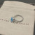 David Yurman Four-Prong Square Blue Diamond Ring